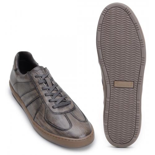 Belvedere "Edson" Antique Ghurka Genuine Italian Sift Calf Lace-up Casual Sneakers.